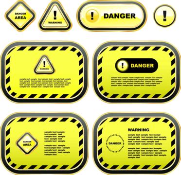 Warning Signs Poster Web Caution Vector Poster Web Caution PNG And