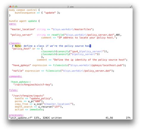 Vim Syntax Highlighting For Cfengine3 Ivan Pesin