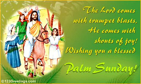 Blessed Palm Sunday Free Palm Sunday Ecards Greeting Cards 123