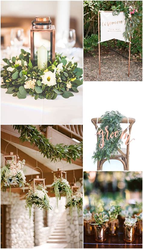 Ideas And Inspiration For Your Copper Theme Wedding Boho Weddings For