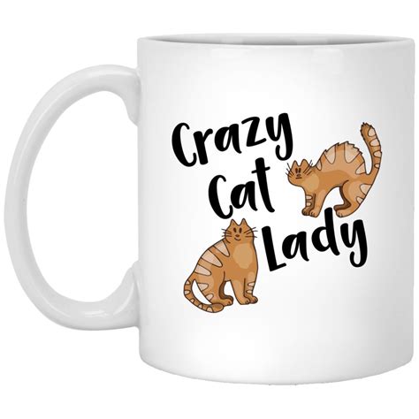 Crazy Cat Lady Mug Cat Lady Coffee Cup Cat Lover T Cat Etsy Uk