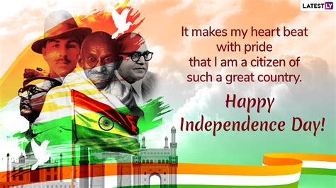 Happy independence day quotes 2021: Happy Independence Day 2019 Greetings: WhatsApp Stickers, GIF Image Messages, SMSes, Patriotic ...