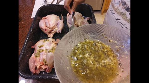 Buttered Herb Rub For Cornish Hens For The Holidays Youtube