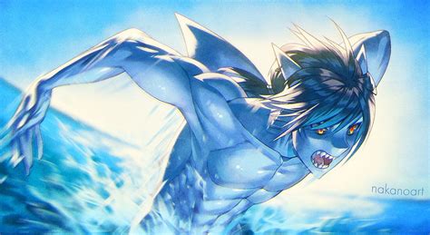 Image Result For Ocean Anime Boys Shark Art Anime Mermaid Art