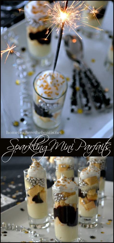 A Sparkling New Years Celebration And Mini Parfaits New Years