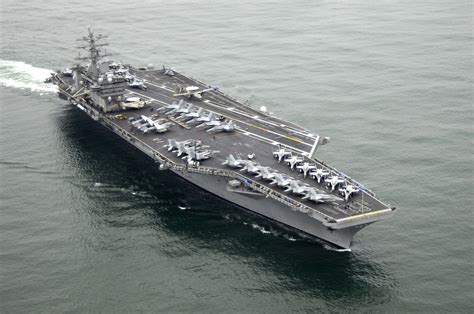 Top 10 Largest Aircraft Carriers In The World Nimitz Class Aircraft