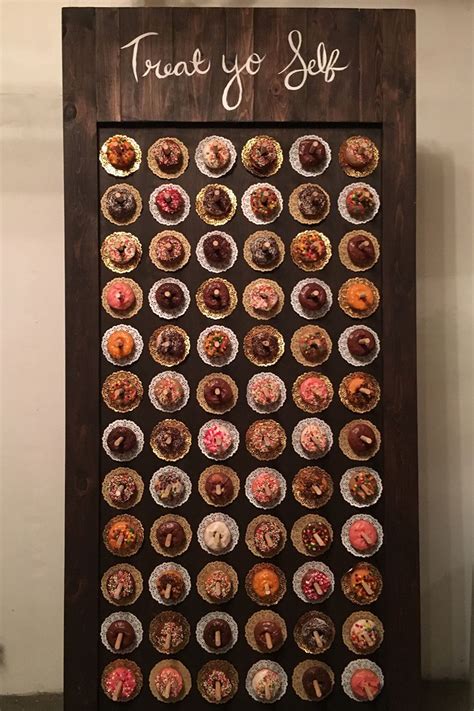 Doughnut Walls To Wow Your Guests Chwv Wedding Donuts Donut Wall