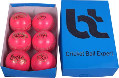 Mua Bt Pink 142g Cricket Ball Pack Of 6 Genuine Leather Cricket Balls