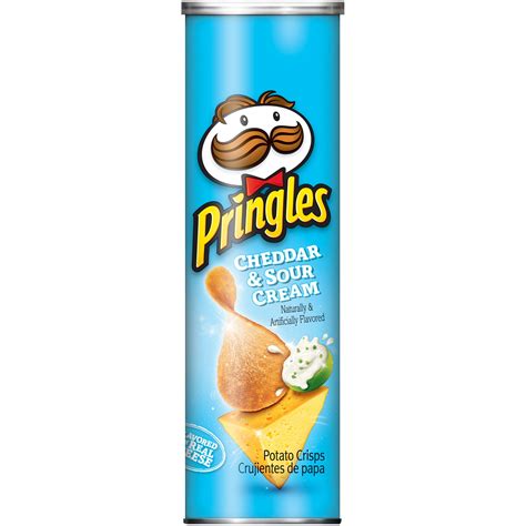 Pringles Sour Cream And Onion Potato Crisps 596 Oz