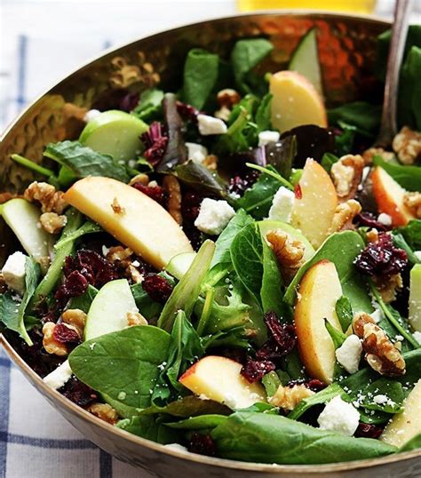 Apple Salad With Cranberries And Pine Nuts Siberian Pine Nut Oil In