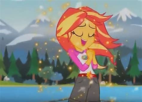 Sunset Shimmer Singing Embrace The Magic In Legend Of Everfree