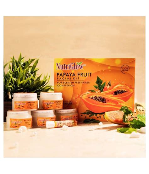 Nutriglow Papaya Facial Kit G Buy Nutriglow Papaya Facial Kit G At Best Prices In India Snapdeal