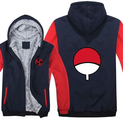 Buy Naruto Hoodie New Anime Uchiha Cosplay Coat Uzumaki Naruto Jacket Winter