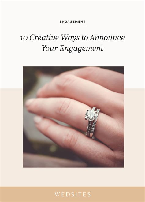 10 Creative Ways To Announce Your Engagement ♥