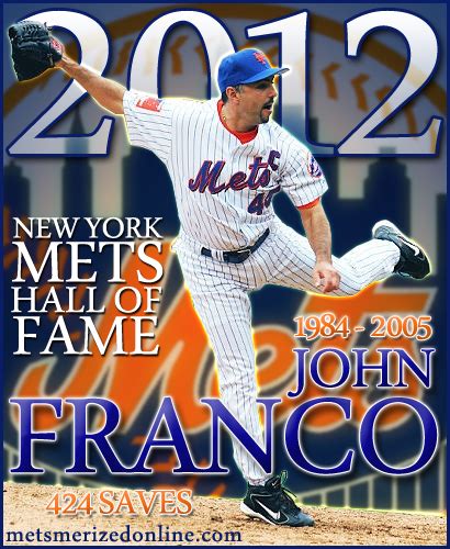 Congratulations To John Franco On Mets Hall Of Fame Selection