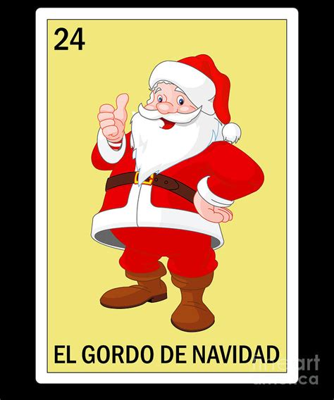Loteria Mexicana De Spanish Christmas Mexican Lottery T El Gordo De Navidad Digital Art