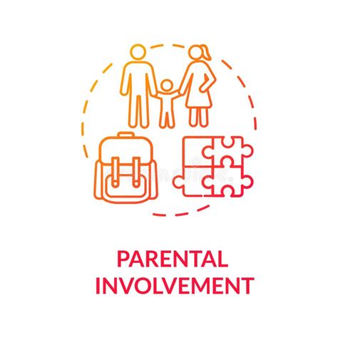 Parents Participation Concept Icon Stock Vector Illustration Of