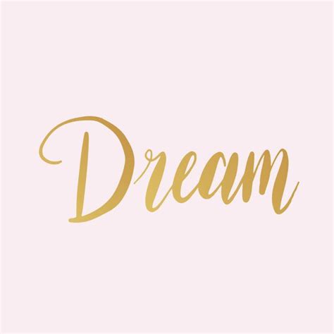 Download Dream Wording Typography Style Vector For Free Vector Free