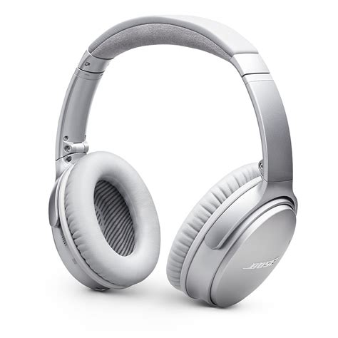 Connecting headphones may find tricky without the proper adapters. Bose® QuietComfort® 35 Wireless Headphones II - Silver ...