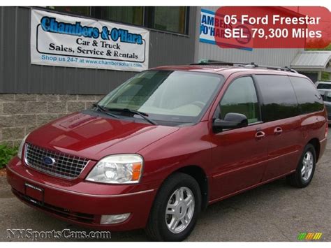2005 Ford Freestar Sel In Dark Toreador Red Metallic A82865