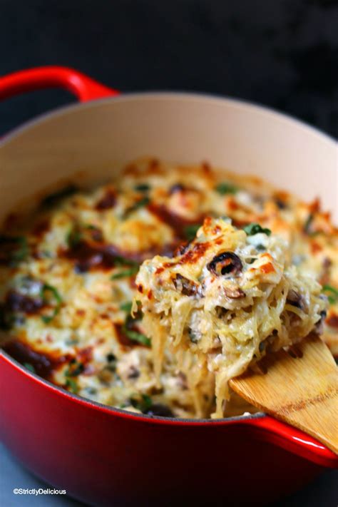 Then you can order through eat24 today. This low-carb pasta bake mixes healthy spaghetti squash ...