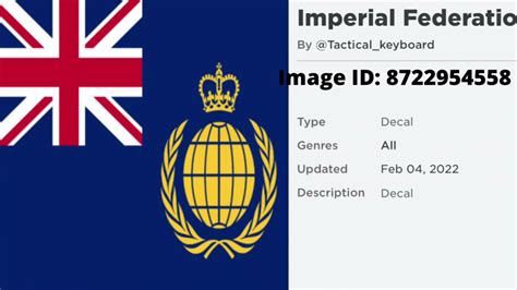 British Imperial Federation Roblox Id Flags Youtube