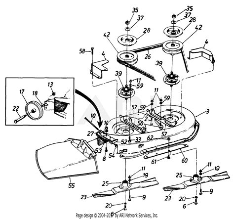 Mtd 134l671f336 1994 Parts Diagram For Deck Assembly