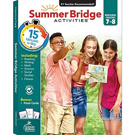 Summer Bridge Activities 7 8 Workbooks Math Reading Comprehension