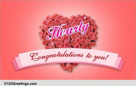 Hearty Congratulations Free For Everyone Ecards Greeting Cards 123