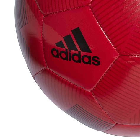 Adidas Manchester United Soccer Ball Real Redblack Soccerpro