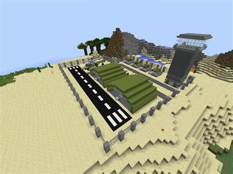 A Small Military Base Minecraft Map