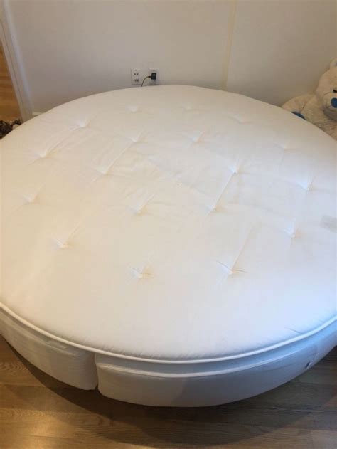 Ikea White Round Bed Used Circle Bed Queen Mattress Perfect