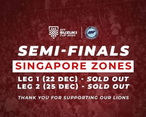 Tiket Semifinal Piala Aff Indonesia Vs Singapura Habis Terjual