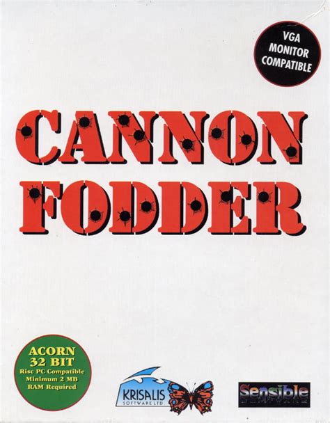 Cannon Fodder Software Game Computing History