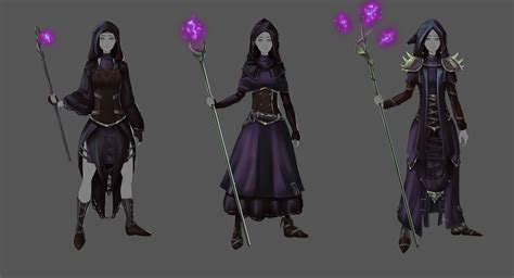 Artstation Mage Outfit Designs