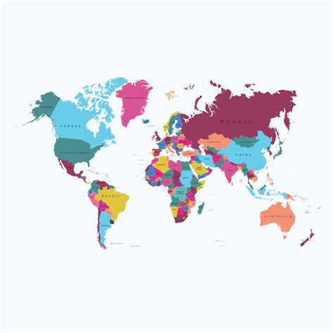 Printable Simple World Map Printable Jd