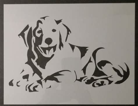 Golden Labrador Lab Retriever Dog My Custom Stencils