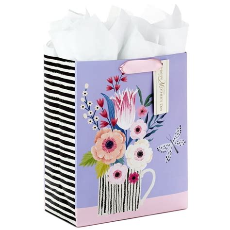 Hallmark Large Mothers Day T Bag With Tissue Paper Butterfly