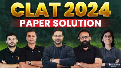 Clat Paper Analysis Detailed Solution Clat Question Paper