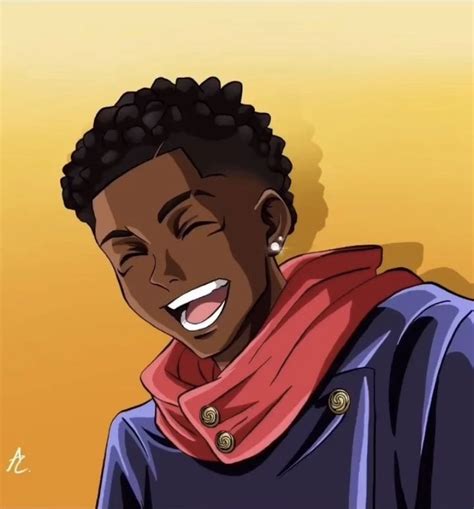 Pin By Sarah On If They Were Black In 2021 Black Anime Guy Black