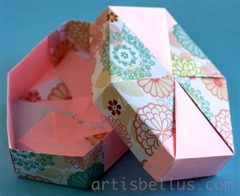 Origami Boxes Hexagonal Box Origami Artis Bellus