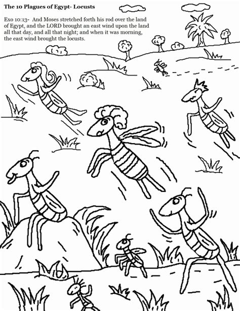 Coloring Page 10 Plagues Of Egypt God Online Coloring Page Coloring Home