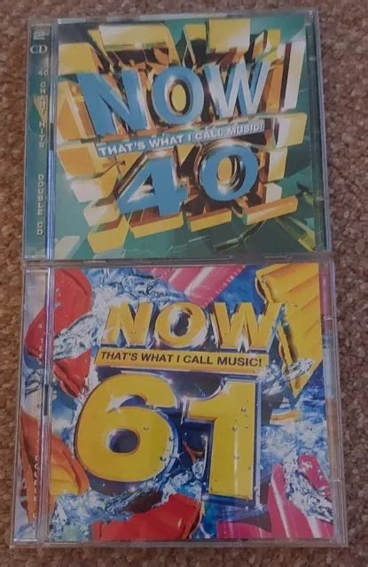 now thats what i call music cd s now 40 and now 61 4 96 picclick