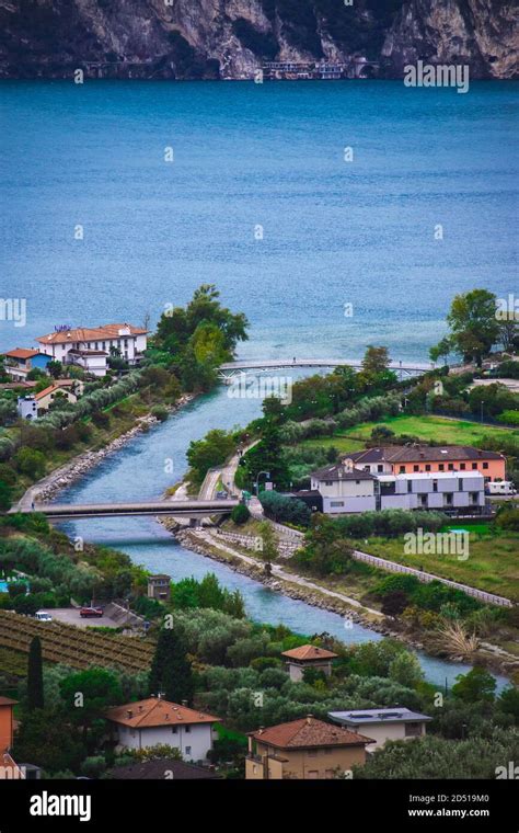 View On Garda Lake From Monte Baldo Stock Photo Alamy