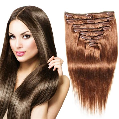 Espresso is the darkest shade. Nadula Natural Clip In Hair Extensions Buy Virgin ...