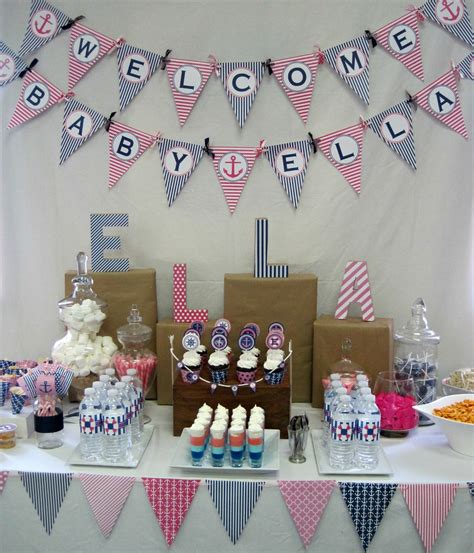 Maybe you would like to learn more about one of these? NBrynn: Anchors Away! Nautical Baby Girl Shower