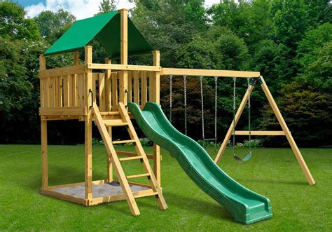 Discovery Fort With Swing Set Diy Hardware Kit And Plans Swing Set
