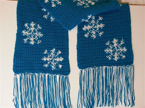 Ravelry Snowflake Scarf Pattern By Kathleen Allie