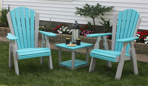 Poly Lumber Dining Set Custom Outdoor Furniture Amish Outdoor