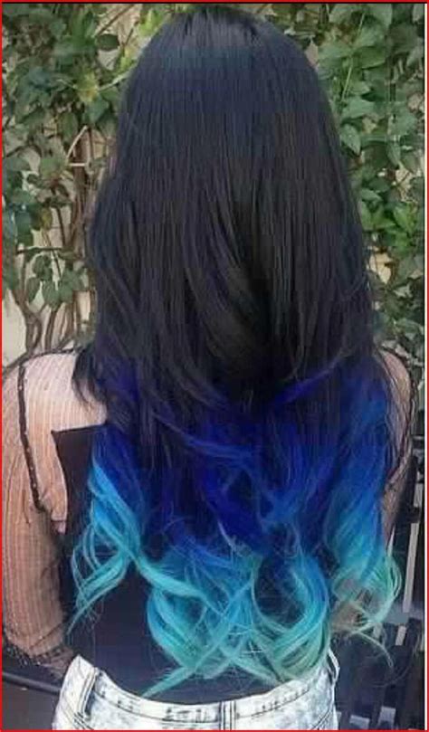 27 Premium Hair Dye Unnatural Colors Hairmakeupdiary Hairdye Blue Hair Highlights Blue Tips